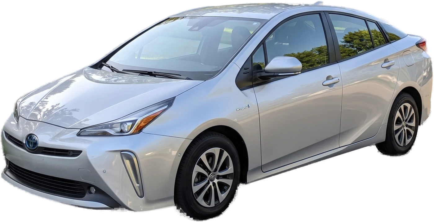 Toyota Prius hybrid for private hire rental in Greater Manchester